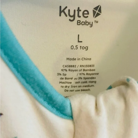 COPY - Kyte Baby Bamboo Blue Dragon Sleep Bag Walker | Size L | 0.5 Tog - Picture 3 of 4